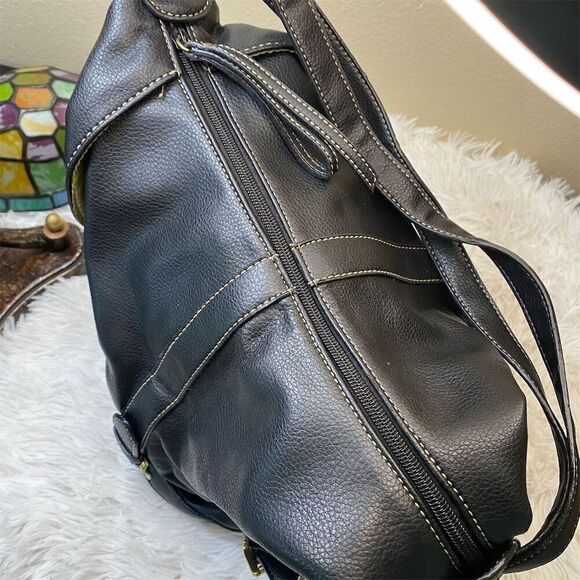 Nine West  Conversion Black Backpack & Purse Front Buckle Pocket - Picture 8 of 13